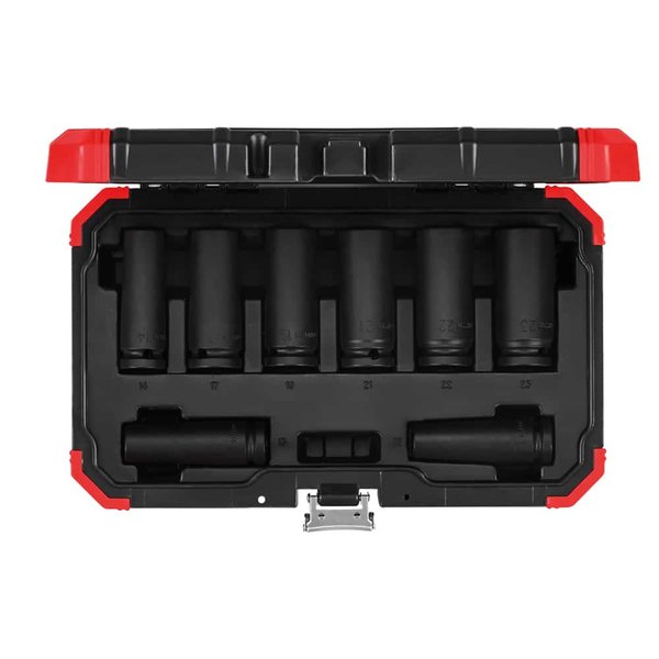 JOGO-DE-SOQUETE-1.2-X-12-A-23-MM-SEXTAVADO-LONGO-IMPACTO-8-PECAS-NA-MALETA-R63003108-3300709-GEDORE-RED