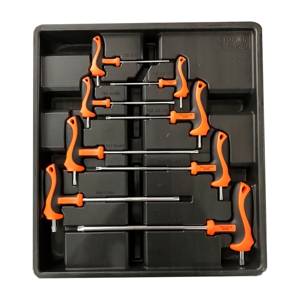 Jogo De Chave Torx Com Cabo T 8 Pecas 520657 Harden