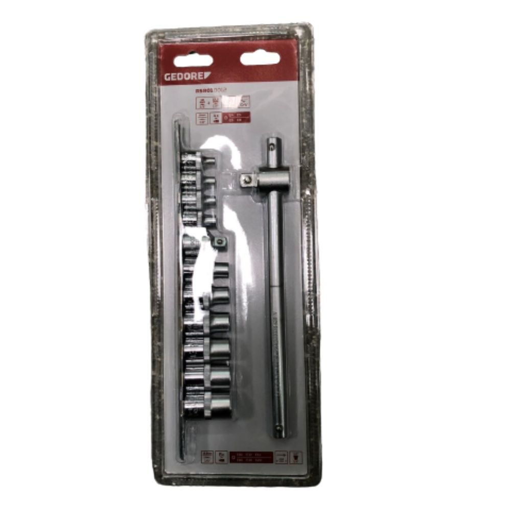 Jogo de Soquete 3/8 E4 a E8 1/2 E10 a E20 Torx Femea Curta 12