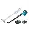 kit aspirador de po e soprador de folhas a bateria 12 v com carregador e bateria clx248 makita