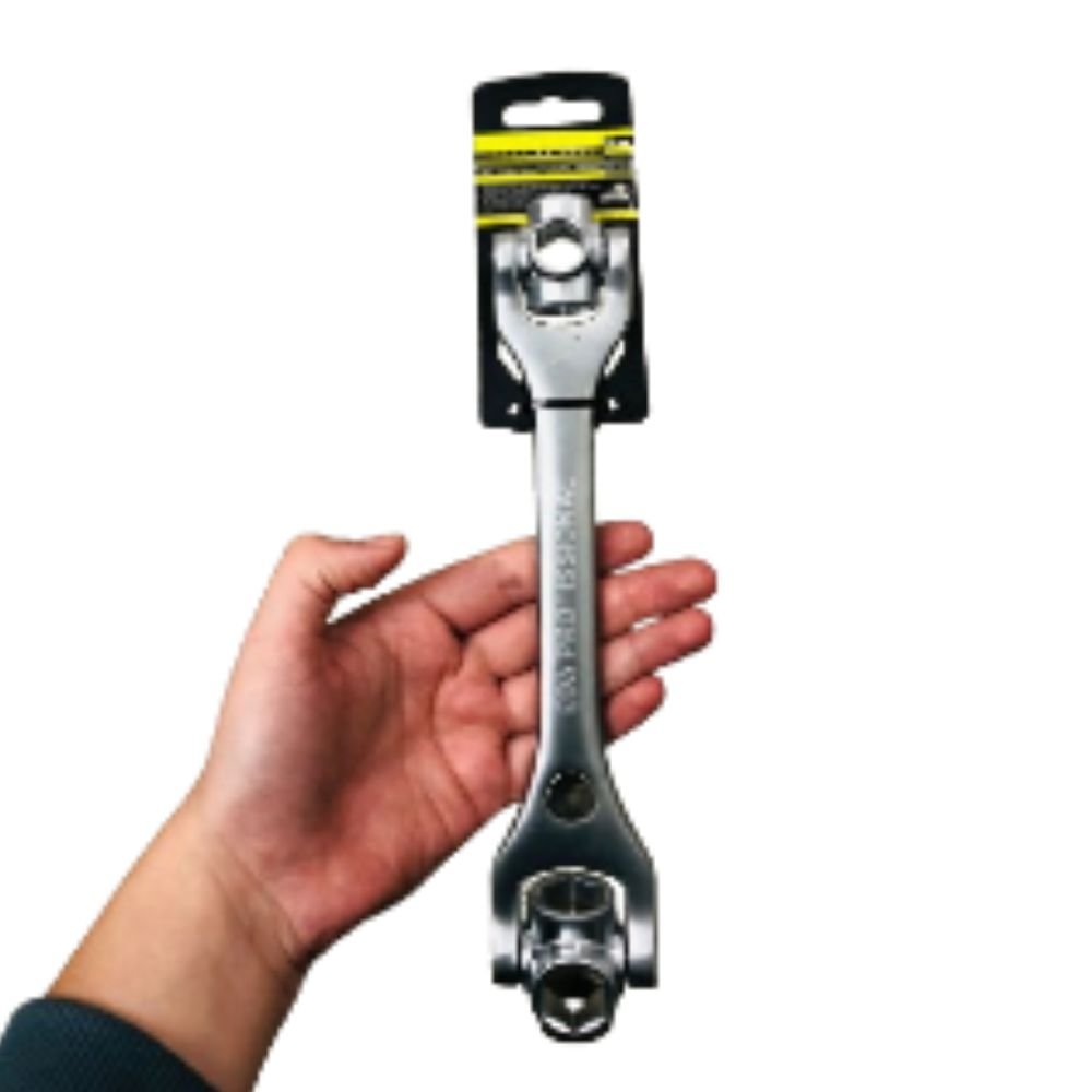 Chave Soquete 12 x 19 Giratoria Multifunção 8 Em 1 9Rf Eda