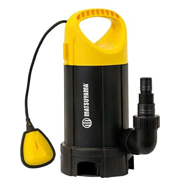 bomba de agua submersivel 1 hp 750 w 110 v para agua limpa e suja 980455 matsuyama