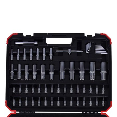 Jogo de Ferramentas 172 Peças Soquete, Allen, Torx, Fenda Phillips