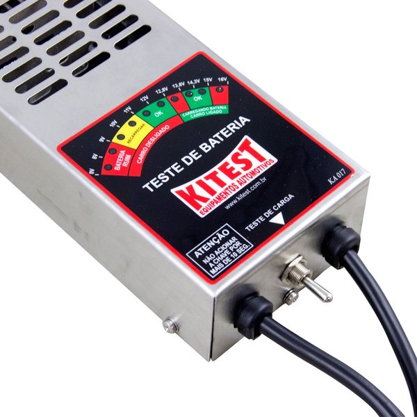 equipamento para testar bateria visor analogico ka017 kitest 1