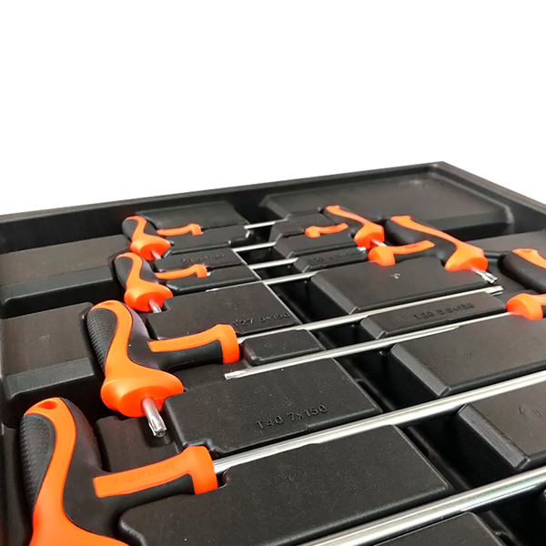 Jogo De Chave Torx Com Cabo T 8 Pecas 520657 Harden