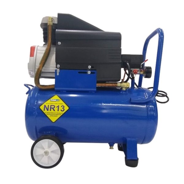 motocompressor de ar 6 6 pes 116 libras 2 cv 25 litros 220 v pb18825h puma