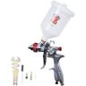 pistola de pintura gravitacional hvlp 600ml baixa pressao alta producao bico 14mm hvlp14 v8 brasil 2 1