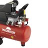motocompressor de ar 8 pes 115 psi 2hp 24 litros 110v 245437 worker 2