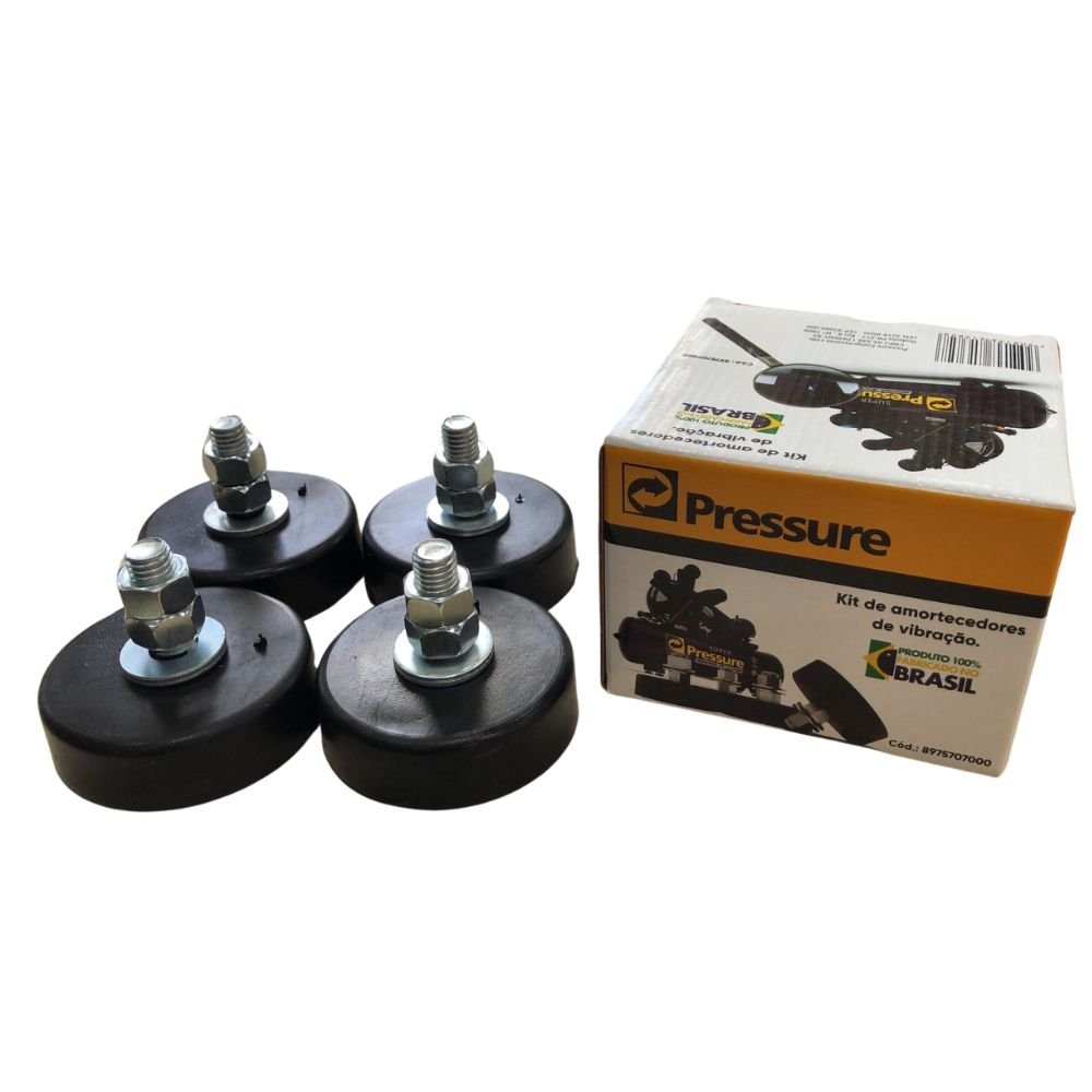 Kit De Amortecedor De Vibração 1/2 Com 4 Peças 8945707000 Pressure