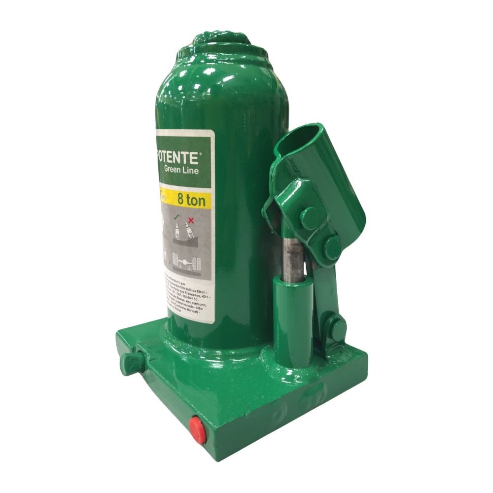 Macaco Hidráulico Garrafa 8 Ton Green Line 0106gar08gl Potente
