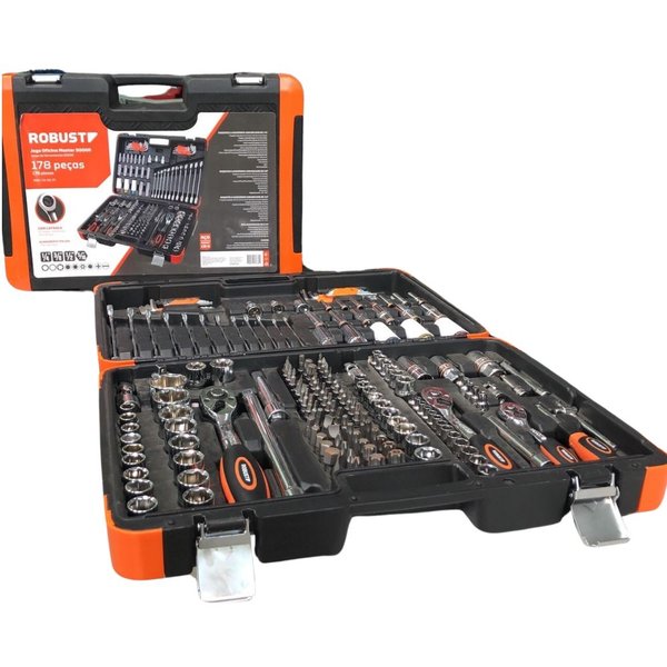 jogo de ferramentas 178 pecas 14 38 12 oficina master ref 5000r 060370 gedore solid 1
