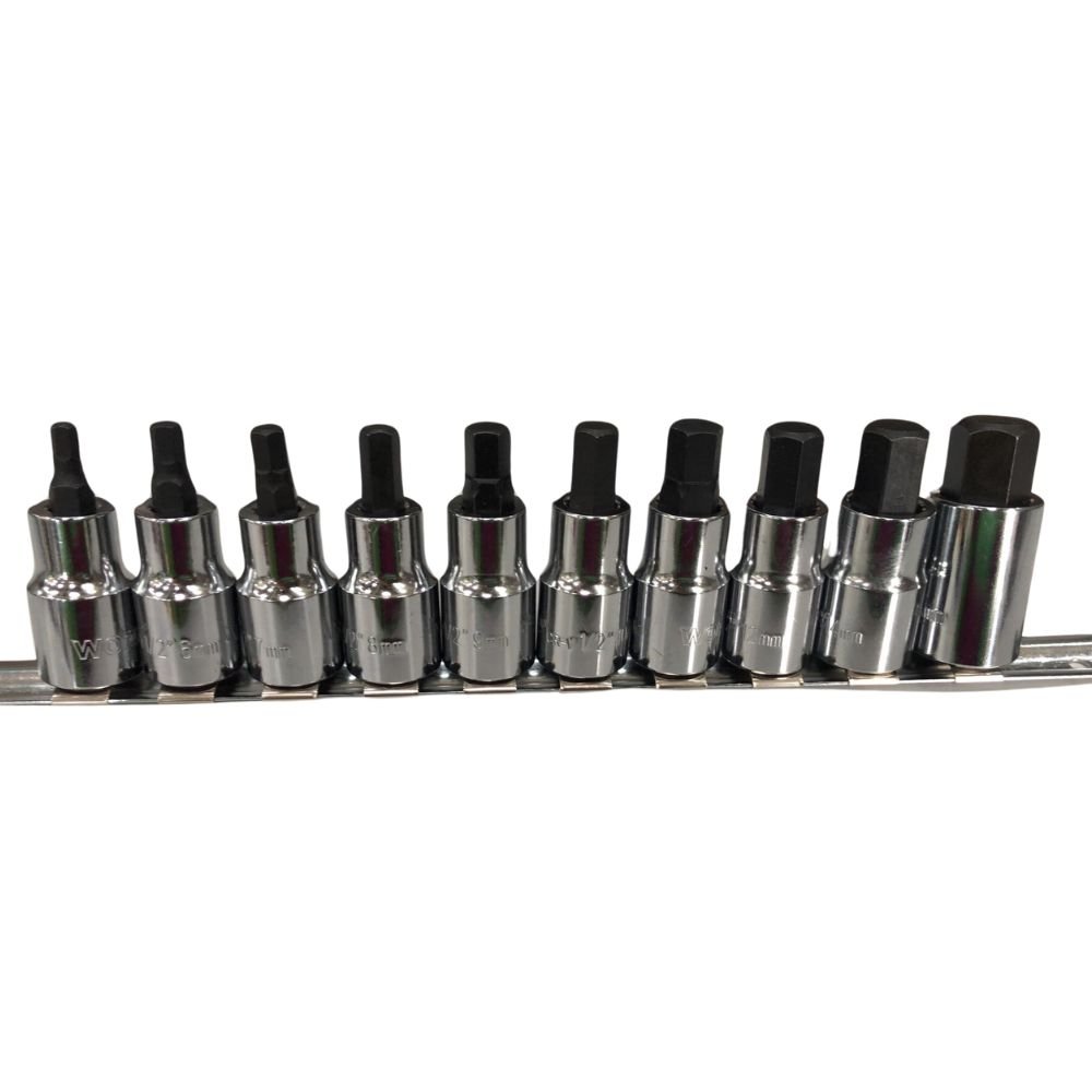 Jogo Allen Tipo Soquete 5 A 17mm 10 Pecas 972525 Worker