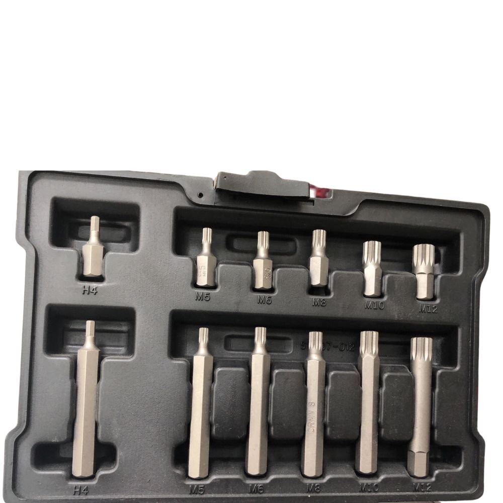Jogo Bits Multidentado, Torx e Allen 42 Pecas Curto e Longo 11318