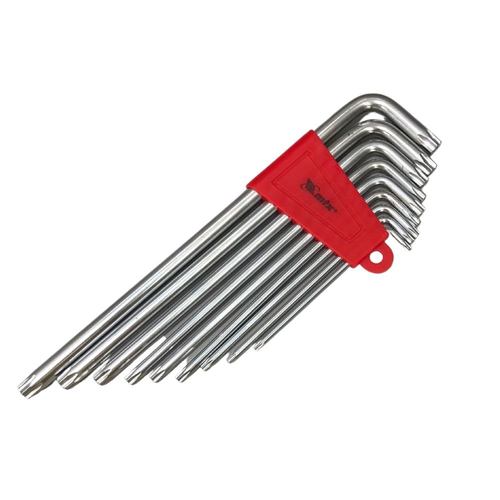 Jogo Allen Torx T10 A T50 Perfil Extra Longa 9 Peças 123079 Mtx