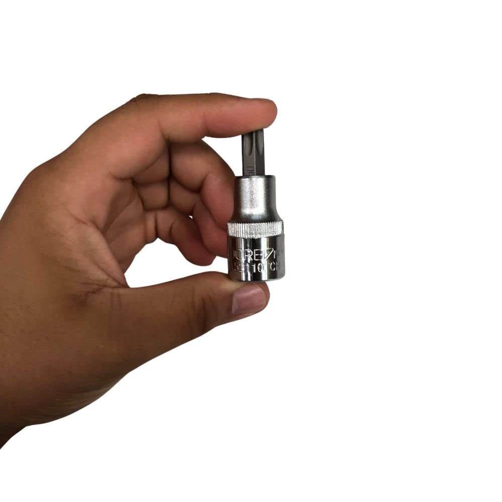 Jogo De Soquete 1/2 T20 A T50 Torx Macho Curto 7 Peças R62458107