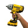 pistola de aperto a bateria chave de impacto 12 20 v 96 kgf com carregador e 2 baterias dcf899 dewalt 4
