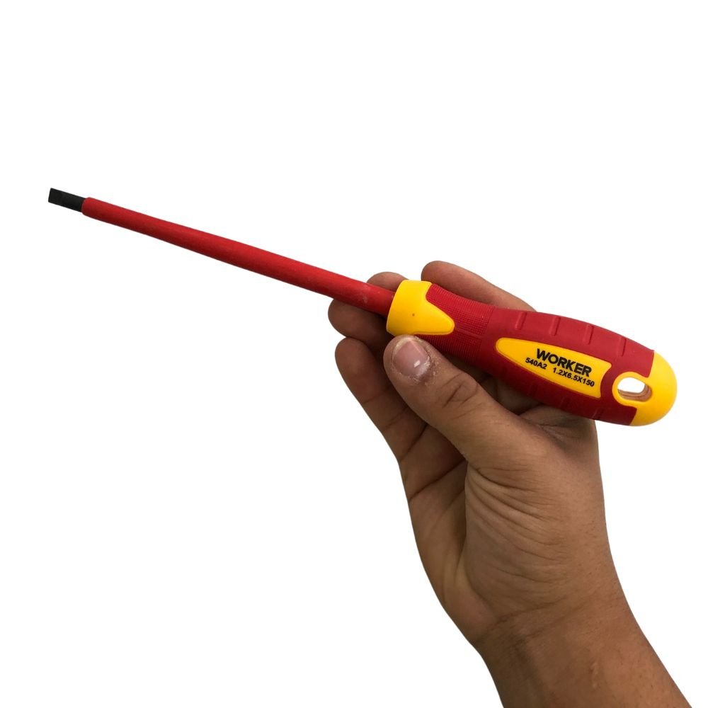 Jogo De Chaves De Fenda E Philips Isolada Vde 7 Peças 263655 Worker