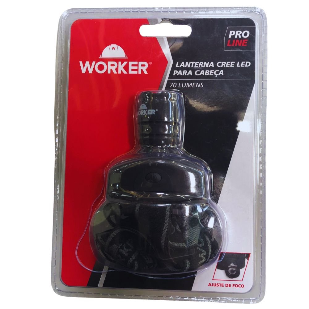 Lanterna De Cabeça Com Led 520780 Worker