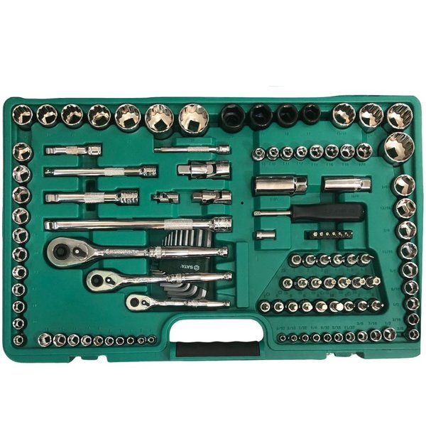 jogo de ferramenta 150 pecas na maleta st09510l sata 1