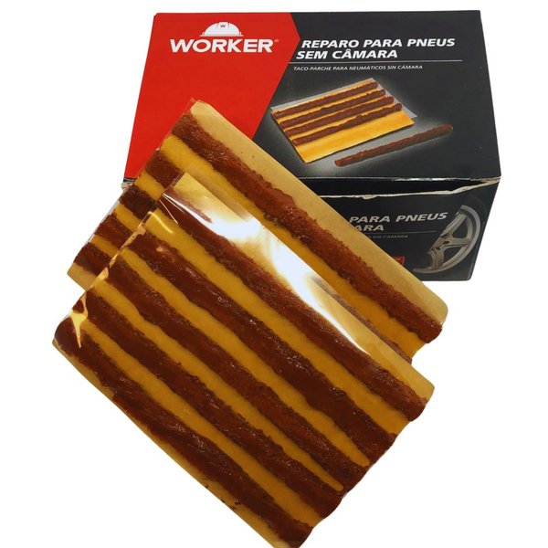 07 reparo para pneu sem camara refil macarrao 50 pecas 875554 worker