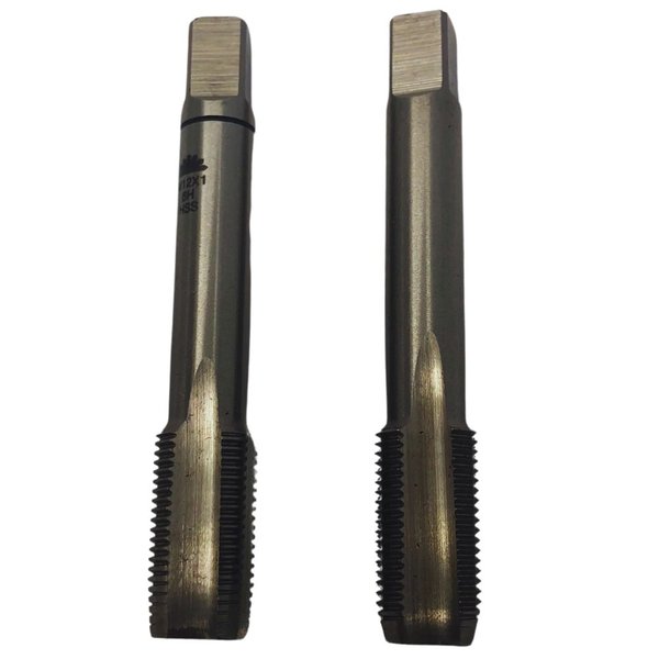 01 kit de macho manual m12 x 1 0 passe de rosca final 1 3 d2181 2 pecas 37046 htom hansatecnica