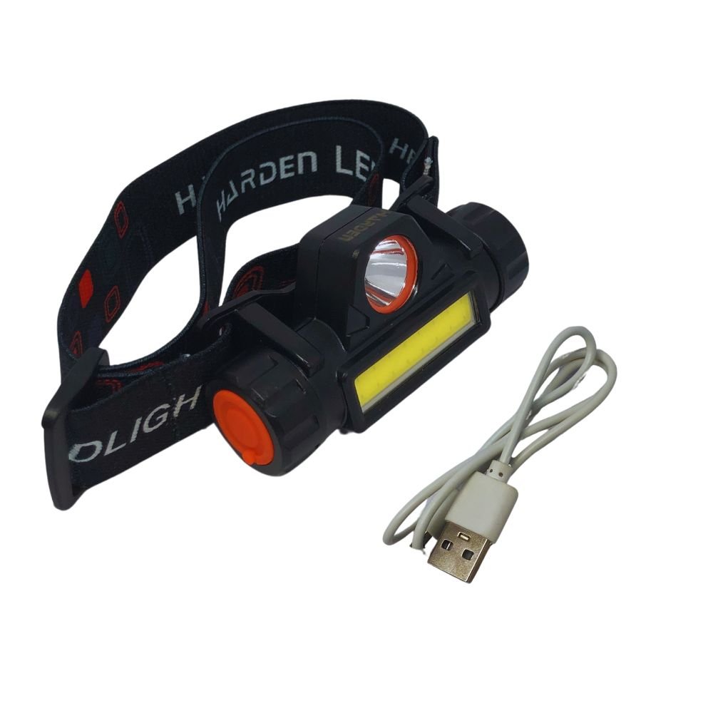 Lanterna De Led Para Cabeca 150 Lumen Recarregavel 660733 Harden
