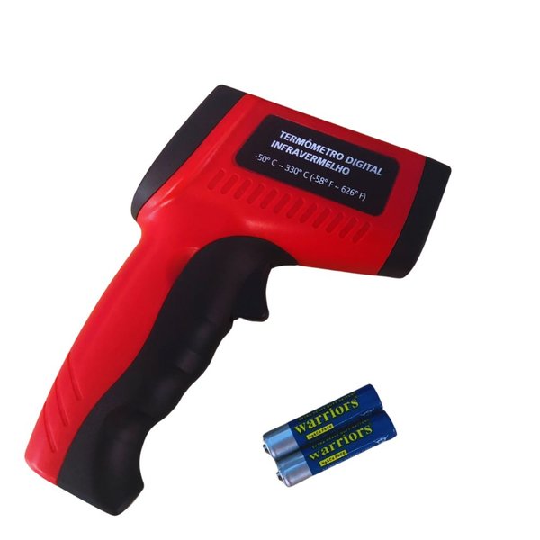 medidor de temperatura termometro digital infravermelho a laser pistola 50 a 330 c 499528 worker 1