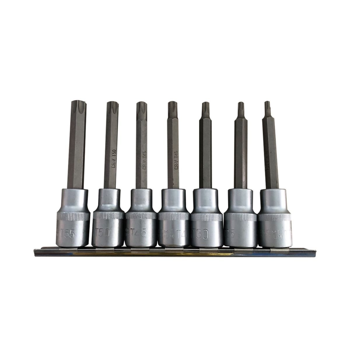 Jogo De Soquete 1/2 T20 A T55 Torx Macho Longo 7 Peças 0li Eda