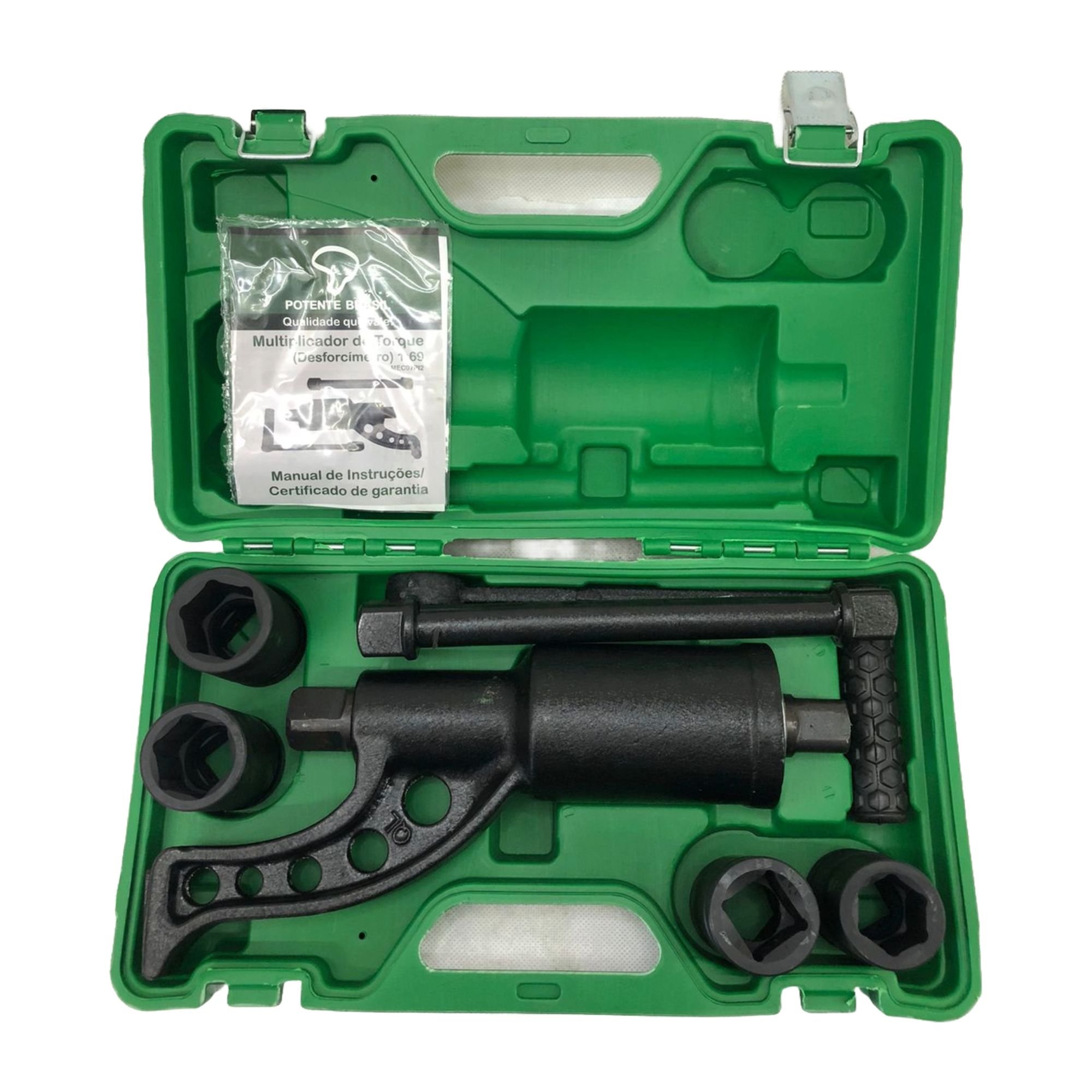 Desforcimetro Multiplicador De Torque 02 Soquetes Na Maleta 964689