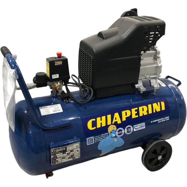 サイリ Motocompressor De Ar 8,5 Pés 120 Libras 50 Litros 220v 25742