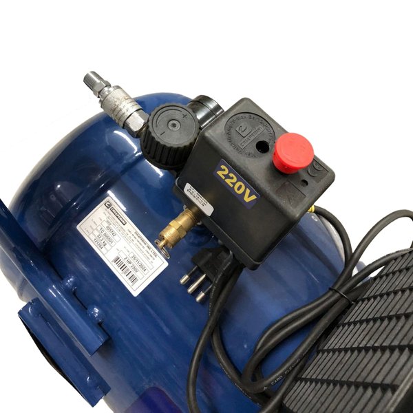 Motocompressor De Ar 8,5 Pés 120 Libras 50 Litros 220v 25742
