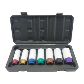 Jogo de soquete 08 a 32 mm sextavado curto 32 peças maleta preta