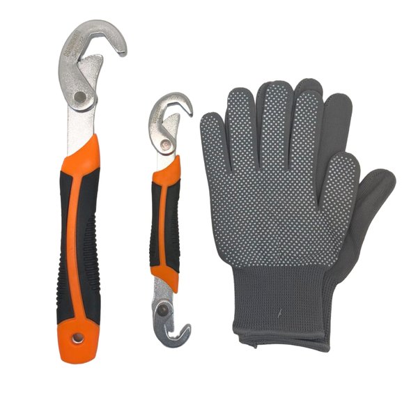 Jogo De Chave Ajustável Multifunção 9 A 32 Mm 2 Peças Brinde Luva