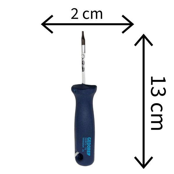 Chave Reta Tipo Torx com Cabo Ref 163btx-T6 024810 Gedore