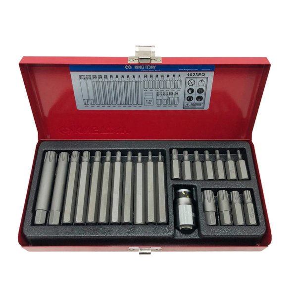 Jogo De Bits Torx Macho 10Ip A 60Ip 23 Peças Na Maleta 1023Eq King