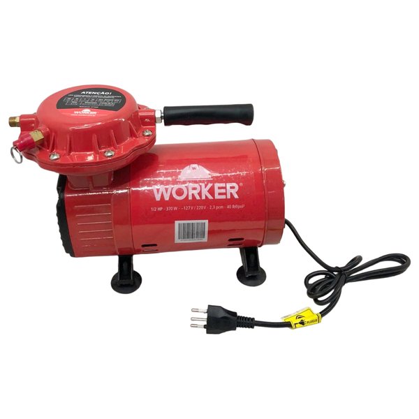 Motocompressor Tipo Tufão Ar Direto 50 Libras Com Kit Bivolt