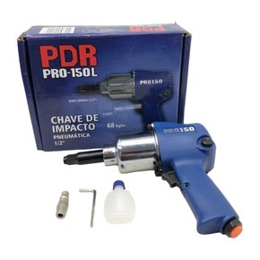 Pistola De Aperto Pneumatica Chave De Impacto 1/2 68 Kgf Eixo