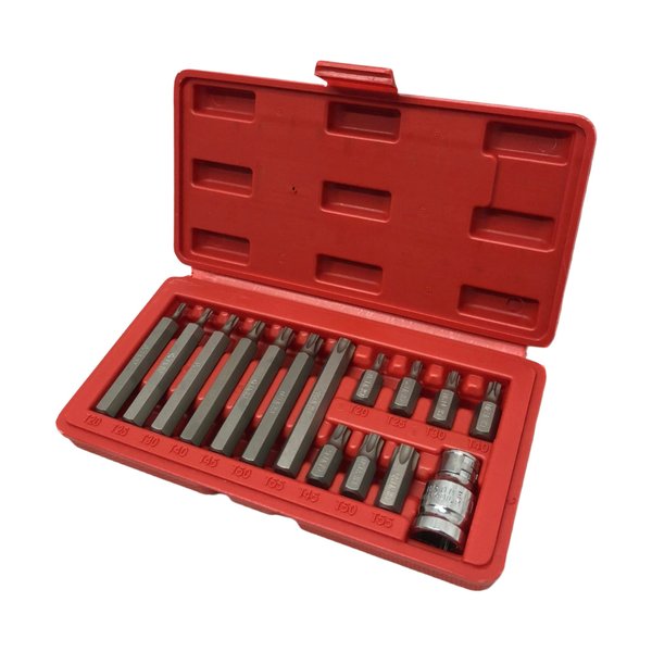 Jogo De Bits torx T20 A T55 15 Peças Na Maleta 266769 Worker