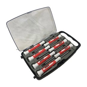 Jogo De Chaves De Precisão Fenda E Phillips 7 Peças No Estojo